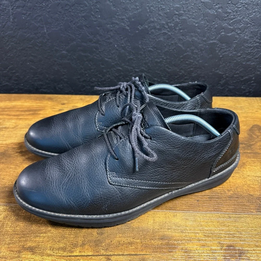 Timberland Kendrick A12BD Black Full Grain Leather Oxford Mens Size 11 US